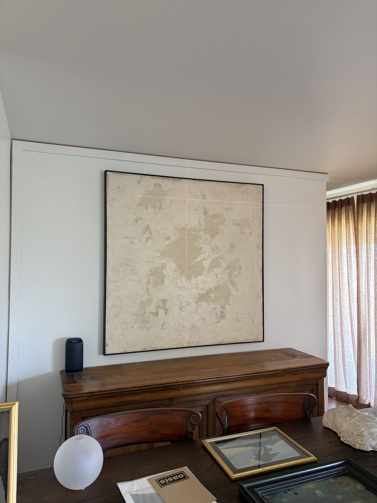 Artwork, mirror and wall hooks, Beverly Hills